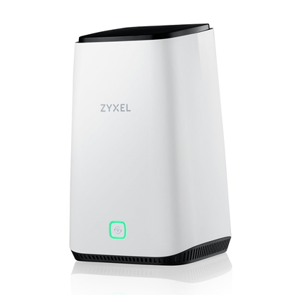Attēls no Zyxel FWA510 wireless router Multi-Gigabit Ethernet Tri-band (2.4 GHz / 5 GHz / 5 GHz) 5G Black, White