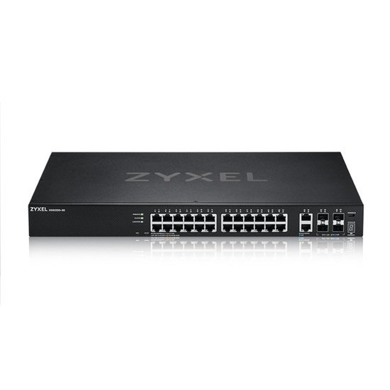 Picture of Zyxel XGS2220-30 Managed L3 Gigabit Ethernet (10/100/1000) Black