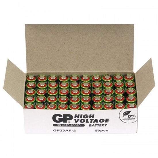 Picture of 23A baterija 12V GP Alkaline GP 23A iepakojumā 50 gb.