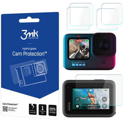 Изображение 3mk Camprotect Glass forGoPro Hero 9 / 10