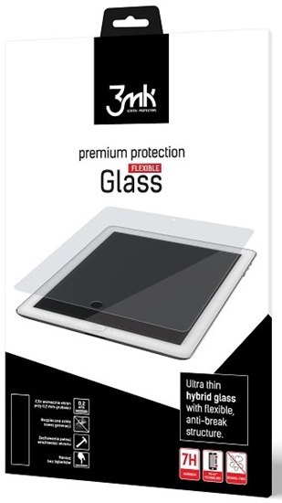 Изображение 3mk FlexibleGlass Lite 2.5D aizsargājošs hibrīda stikls priekš Apple iPad Pro 12.9" 5 gen