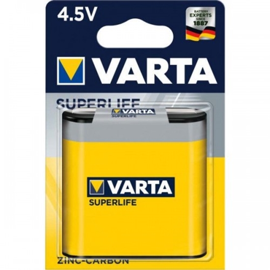 Изображение 4.5V 3R12 baterija Varta Superlife Zinc-carbon  iepakojumā 1 gb.