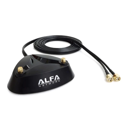 Picture of Alfa Dual Antenna Magnetic Base ARS-AS02T