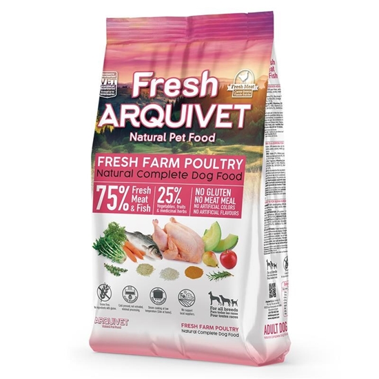 Picture of ARQUIVET Fresh Chicken and oceanic fish - dry dog food - 10 kg