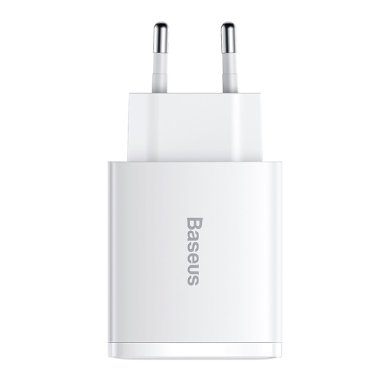 Picture of Baseus Compact wall charger PD /30W / 1x USB-C /2x USB