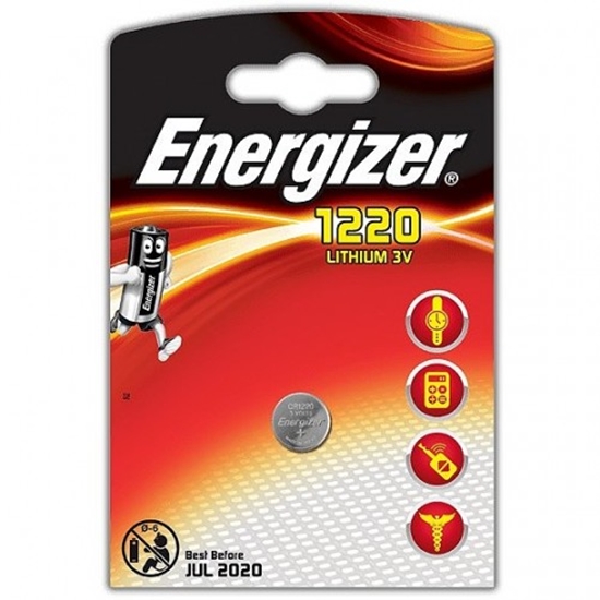 Picture of BAT1220.E1; CR1220 baterijas 3V Energizer litija 1220 iepakojumā 1 gb.