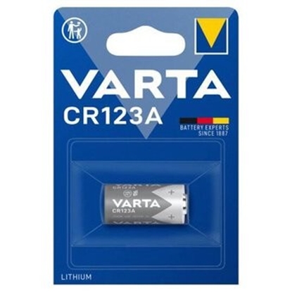 Изображение BAT123.V1; CR123 baterijas Varta litija 6205 iepakojuma 1 gb.