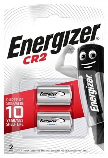 Изображение BAT2.E2; CR2 baterijas 3V Energizer litija CR2 iepakojumā 2 gb.