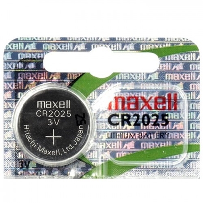 Attēls no BAT2025.MX1; CR2025 baterijas 3V Maxell litija CR2025 iepakojumā 1 gb.