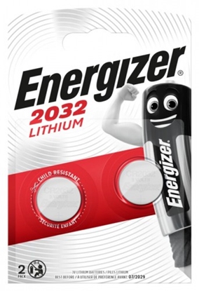 Attēls no BAT2032.E2; CR2032 baterijas 3V Energizer litija 2032 iepakojumā 2 gb.