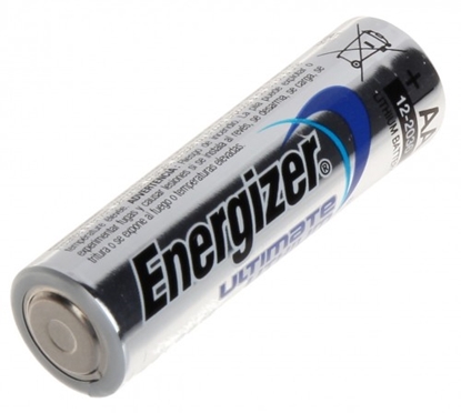 Attēls no BATAA.EUL1; R6/AA baterijas 1.5V Energizer Ultimate Lithium litija L91 iepakojumā 1 gb.