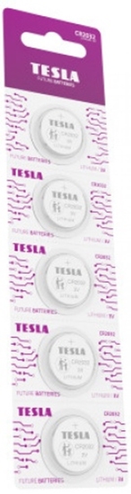 Изображение Batteries Tesla CR2032 (19320520) Lithium 225 mAh (5 pcs/pack)