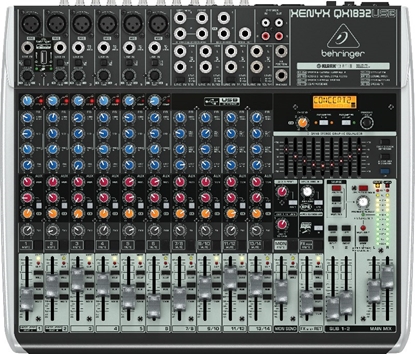 Изображение Behringer QX1832USB audio mixer 18 channels