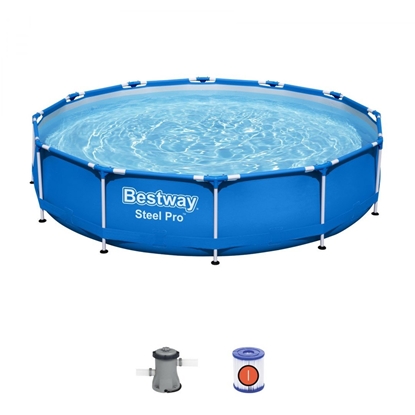 Изображение Bestway Basen stelażowy 366cmx76cm 8w1 (56681)