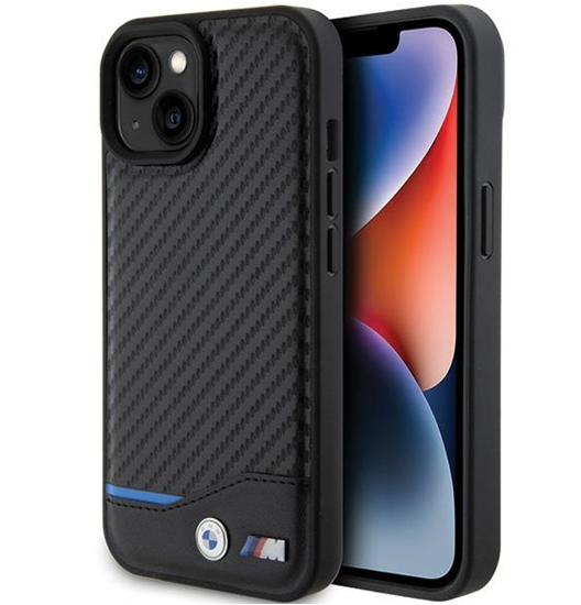 Picture of BMW PU Carbon Case for Apple iPhone 15