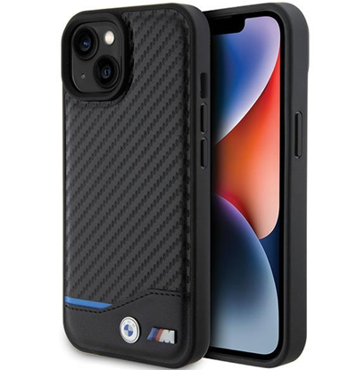 Attēls no BMW PU Carbon Case for Apple iPhone 15 Plus