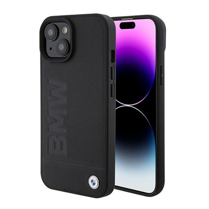 Attēls no BMW Signature Logo Imprint Back Case for Apple iPhone 15