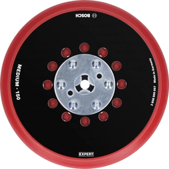 Изображение Bosch EXPERT Multihole Backing Pad 150mm, medium, M8+5/16