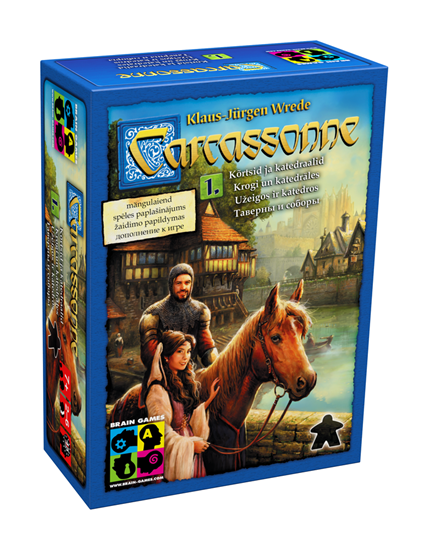 Picture of Brain Games Carcassonne Exp 1: Inns & Cathedrals Galda Spēle (BRG#CCE1)