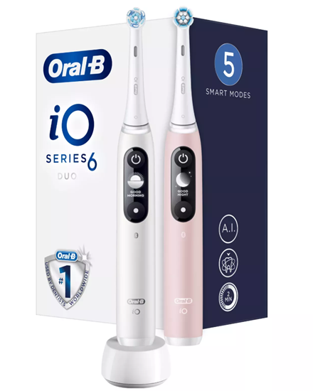 Picture of Braun Oral-B iO6 Duo Pack Electric Toothbrush