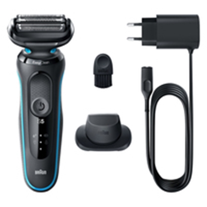 Attēls no Braun Shaver 51-M1200s Operating time (max) 50 min  Wet & Dry  Black/Mint