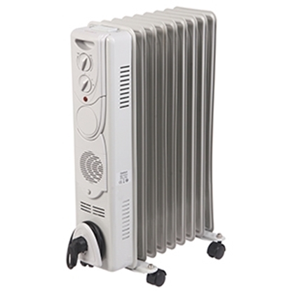 Изображение Comfort eļlas radiators ar ventilatoru. 2000W C309-9V