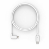 Picture of Compulocks 6ft USB-C Male to 90 Degree Lightning Charging Cable Right Angle White