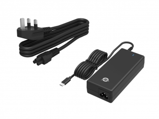 Picture of CONCEPTRONIC Ladegerät 1Port 100W GaN,USB-C   UK Stecker  sw