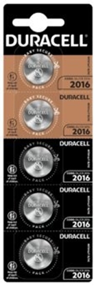 Изображение CR2016 baterijas 3V Duracell litija DL2016 iepakojumā 5 gb.