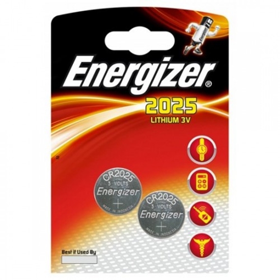 Picture of CR2025 baterijas 3V Energizer litija 2025 iepakojumā 2 gb.