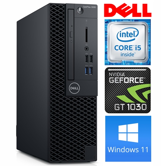 Picture of DELL 3060 SFF i5-8500 16GB 128SSD M.2 NVME+1TB GT1030 2GB DVD WIN11Pro