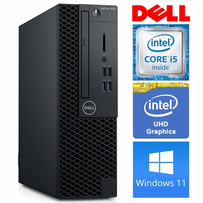 Attēls no DELL 3060 SFF i5-8500 16GB 128SSD M.2 NVME+2TB DVD WIN11Pro