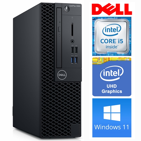 Изображение DELL 3060 SFF i5-8500 16GB 256SSD M.2 NVME+1TB DVD WIN11Pro