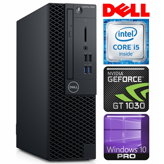 Изображение DELL 3060 SFF i5-8500 16GB 256SSD M.2 NVME+1TB GT1030 2GB DVD WIN10Pro