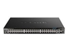 Picture of D-Link DGS-1520-52MP network switch Managed L3 Gigabit Ethernet (10/100/1000) Power over Ethernet (PoE) 1U Black