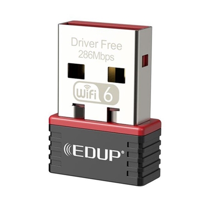 Attēls no EDUP EP-AX300 Nano USB-adapter WiFi 6 286Mbps / 802.11ax / ALC8800