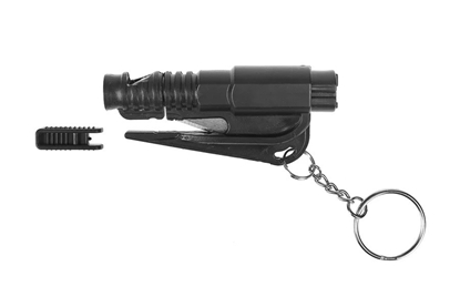 Изображение Emergency tool GUARD LIFEGUARD whistle, belt knife, glass breaker (YC-004-BL)