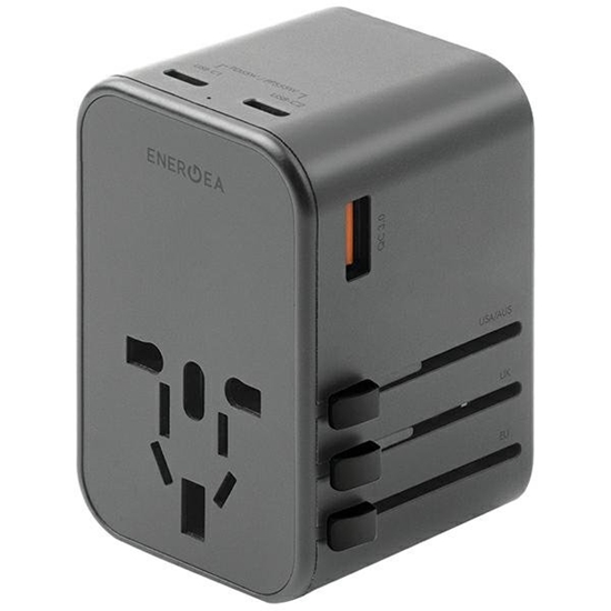 Picture of Energea TravelWorld Adapter GaN65 USB-C PD 65W + PPS 55W Universal Adapter