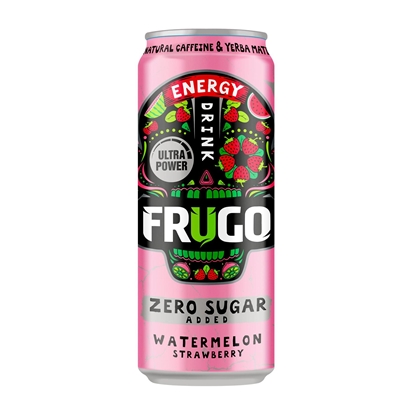 Picture of Enerģijas dzēriens FRUGO Watermelon & Strawberry, 330 ml (DEP)