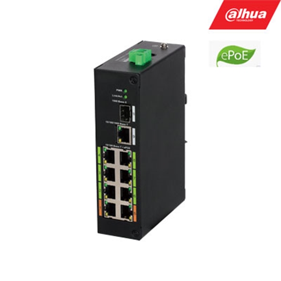 Изображение ePoE switch 100Mbps 8portu+1G uplink