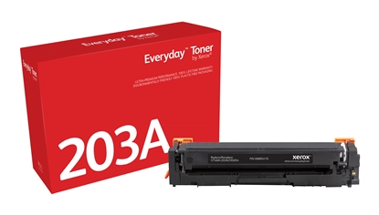 Attēls no Everyday (TM) Black Toner by Xerox compatible with HP 202A (CF540A/CRG-054BK)