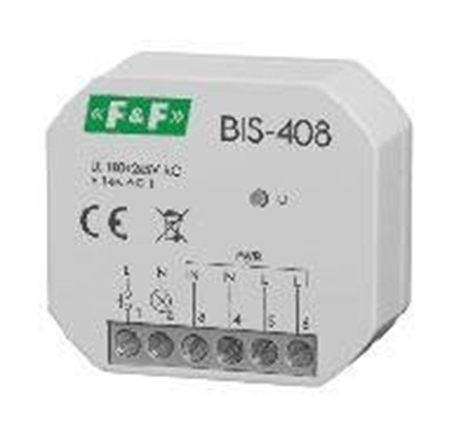 Picture of F&F Bistable relay 1 NO 16A 230V AC BIS-408i
