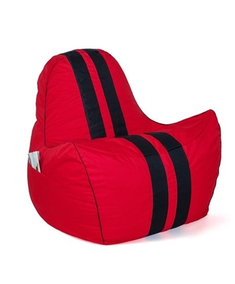 Attēls no Ferrari red-black Sako bag pouffe XXL 140 x 100 cm