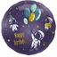 Attēls no Folat Folija gaisa balons "Birthday Space" 45cm