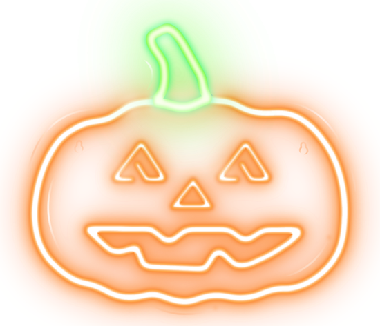 Picture of Forever Neolia PUMPKIN WITH STEM Neon LED Sighboard