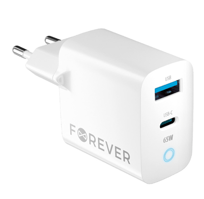 Picture of Forever TC-06 GaN Charger PD / QC / 1x USB-C / 1x USB / 65W