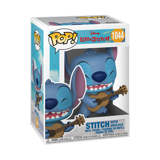 Picture of Vinilinė figūrėlė FUNKO POP!LILO & STITCH: Stičas su ukulele, 55615F