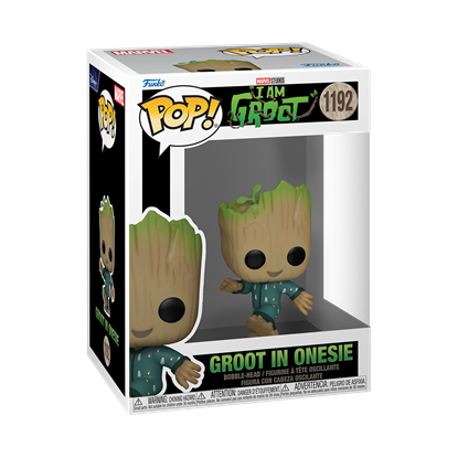 Изображение FUNKO POP! Vinilinė figūrėlė: I Am Groot - Groot in PJs (dancing)