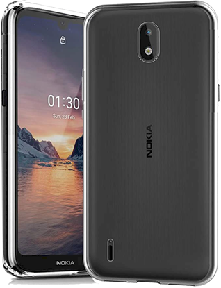 Picture of Fusion Ultra Back Case 0.3 mm Izturīgs Silikona Aizsargapvalks Priekš Nokia 1.3 Caurspīdīgs