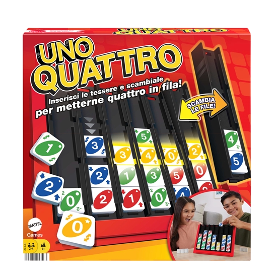 Изображение Games UNO Quatro Card Game Shedding